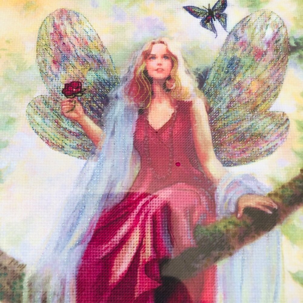 Candamar Mary Baxter‎ St. Clair "Summer Tree Fairy" Embellished Cross Stitch Kit